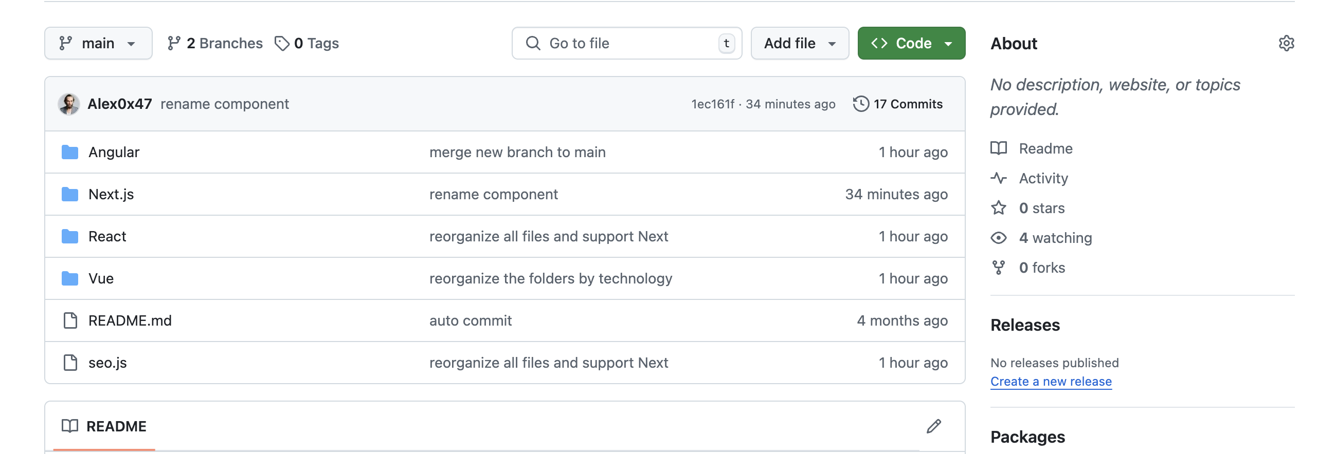 GitHub Repository Preview